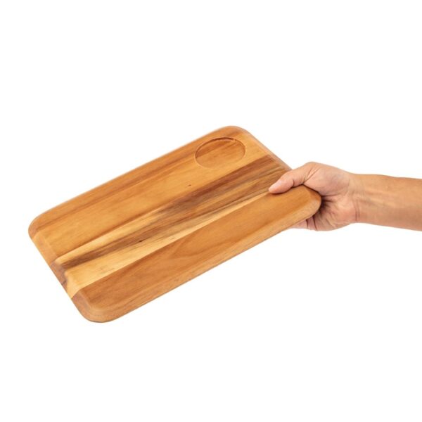 Olympia Rounded Presentation Board Acacia 340x240mm with recess 70mm - Image 4