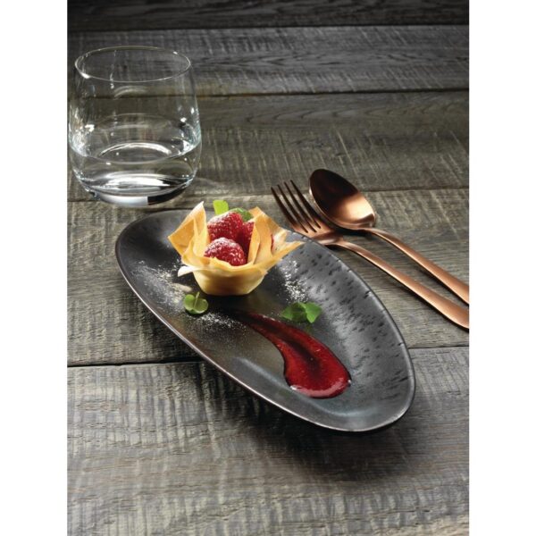 Olympia Fusion Oval Plate 9.8x4.75" 250x120mm (Box 6) - Image 4
