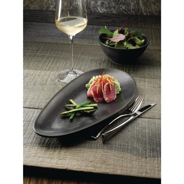 Olympia Fusion Oval Plate - 357x172mm 14x6 3/4" (Box 4) - Image 3