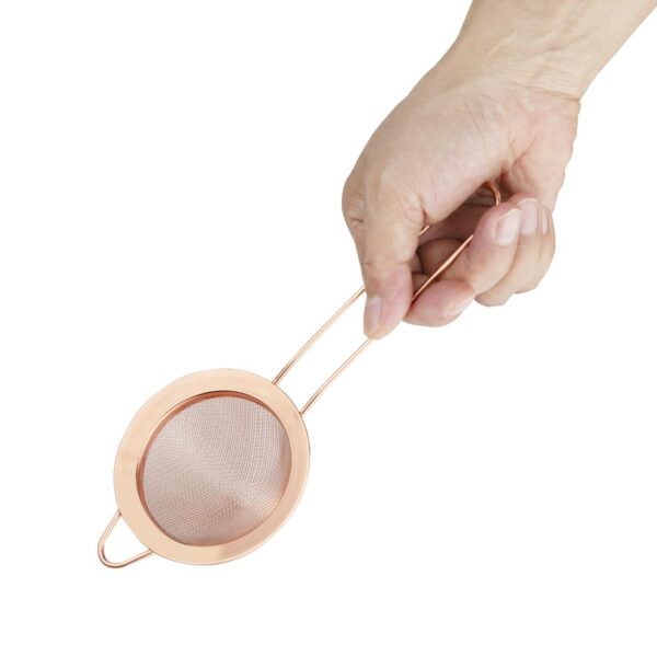 Olympia Copper Barware Mesh Strainer - Image 4