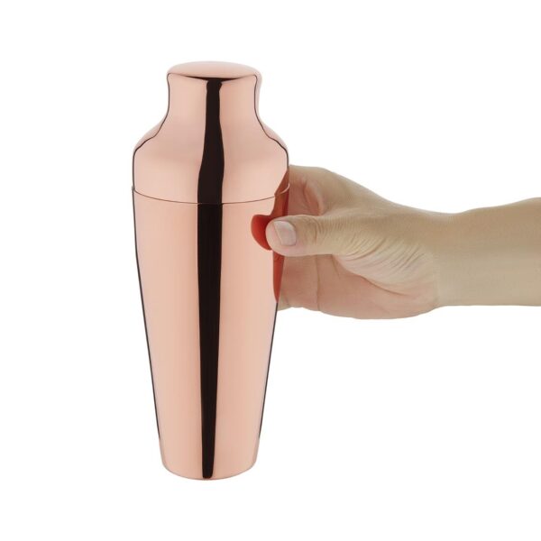Olympia Copper Barware Cocktail Shaker - 550ml - Image 3