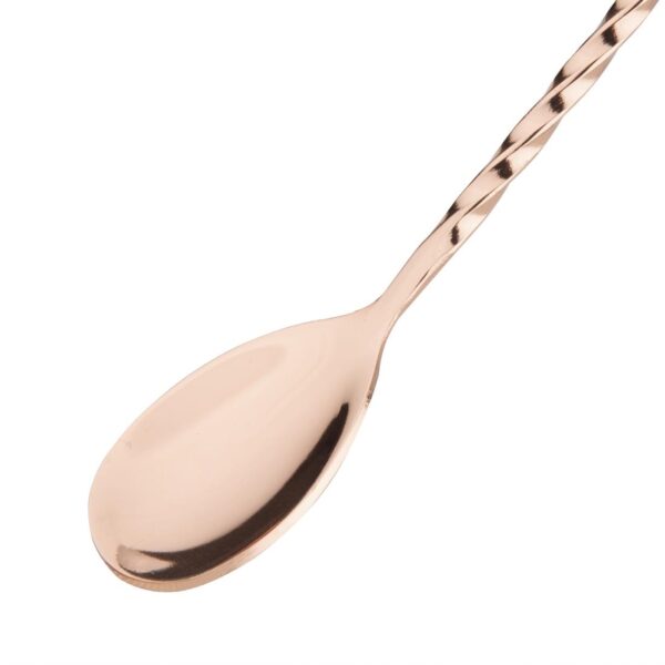 Olympia Copper Barware Mixing Spoon - Image 3