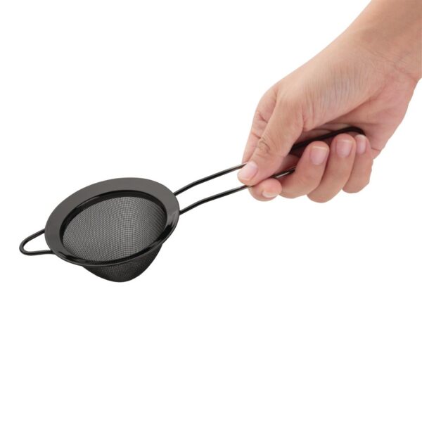 Olympia Gunmetal Barware Mesh Strainer - Image 4