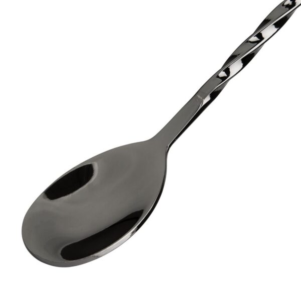 Olympia Gunmetal Barware Mixing Spoon - Image 3