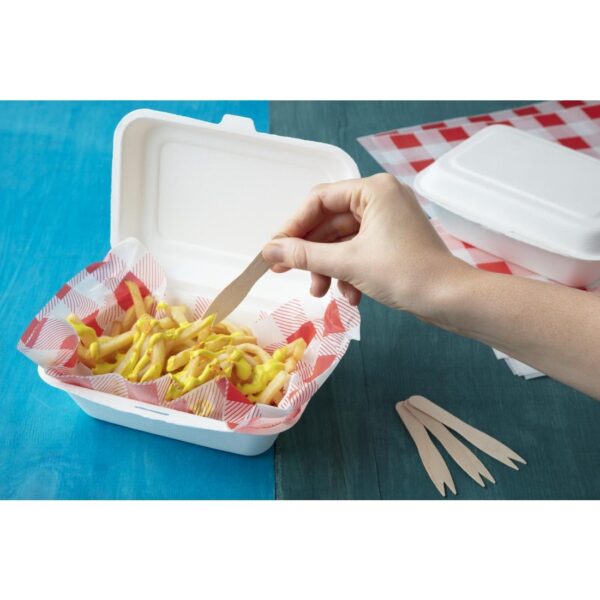 Fiesta Compostable Wooden Chip Fork (Pack 1000) - Image 6