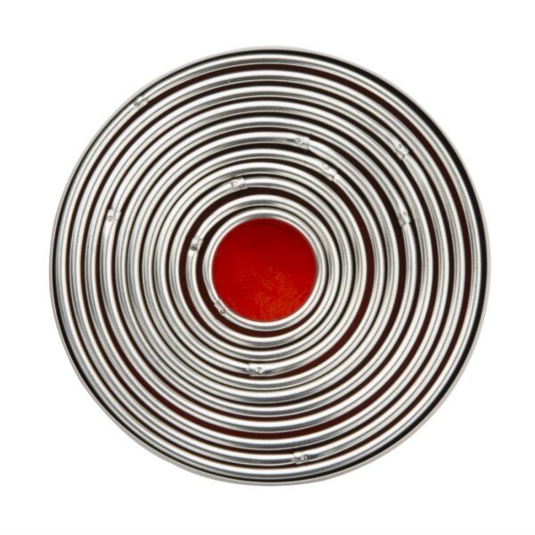 Vogue Round Plain Cutters - 100mm (11 Piece) - Image 4