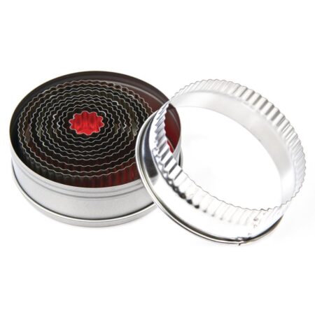 Vogue Round Fluted Cutters - 100mm (11 Piece)