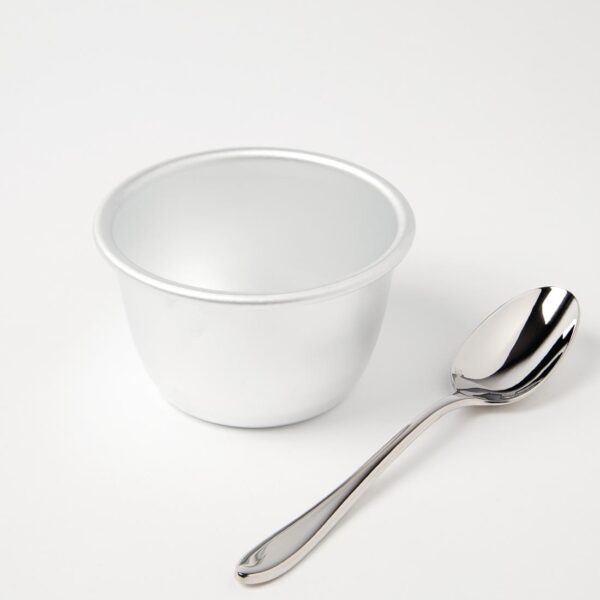 Vogue Mini Pudding Basin Aluminium - 85x50mm 227ml - Image 7