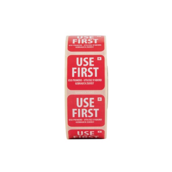 Hygiplas Removable Use First Label 1'' (Roll 1000) - Image 2