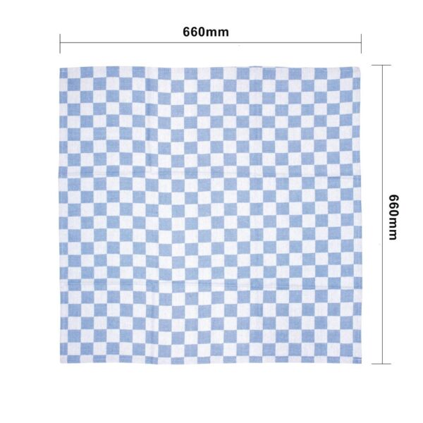 Vogue Chef Tea Towel Blue - 660x660mm 26x26" - Image 4