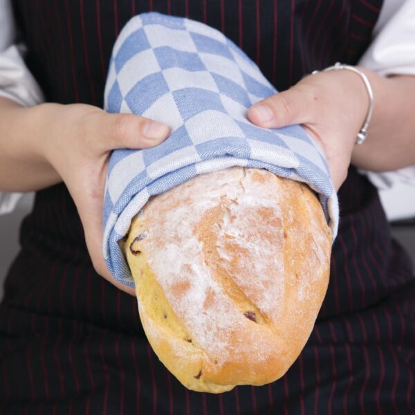 Vogue Chef Tea Towel Blue - 660x660mm 26x26" - Image 6