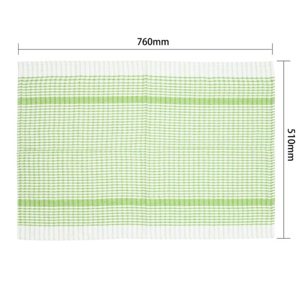 EDLP - Wonderdry Tea Towel Green - 762x508mm (Pack 10) - Image 4