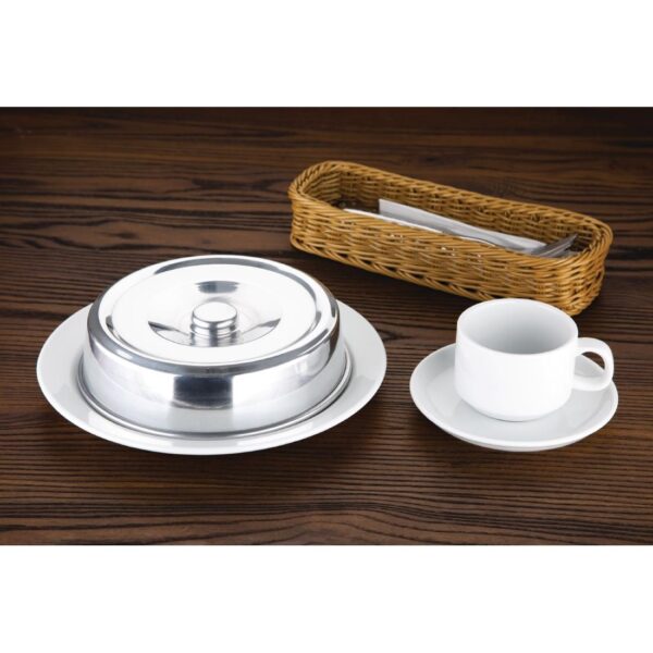 Vogue Plate Cover Aluminium - 200mm 8" - Image 2