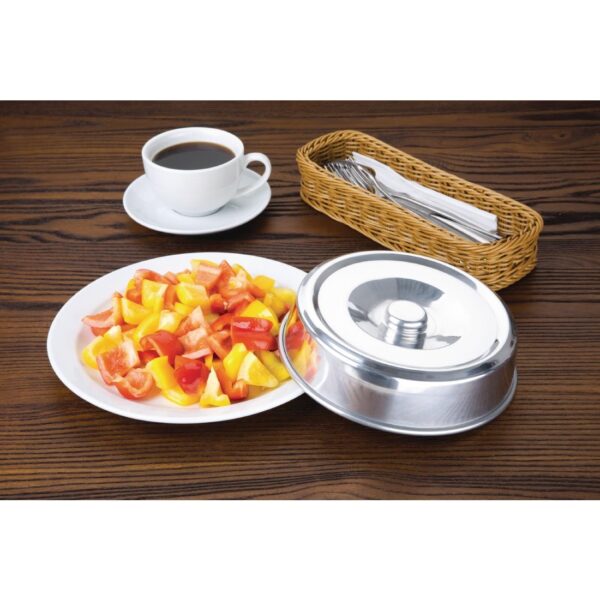 Vogue Plate Cover Aluminium - 200mm 8" - Image 3
