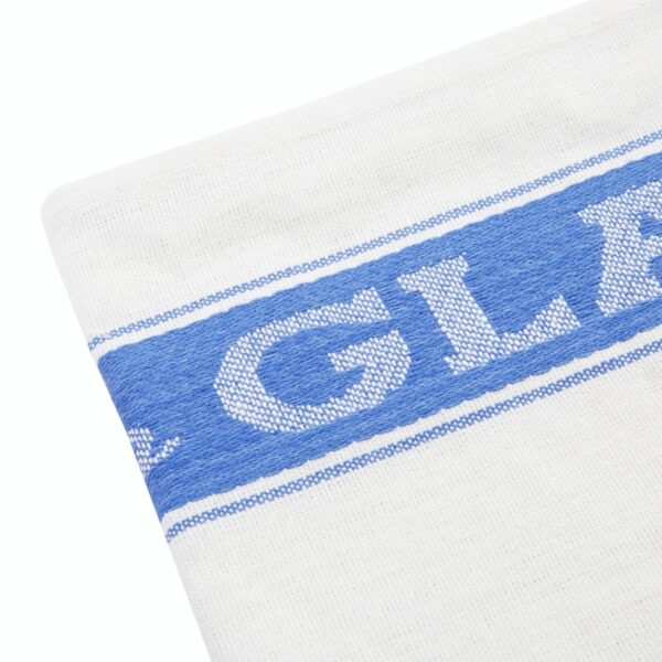EDLP - Vogue Glass Cloth Linen Union Blue Border - 760x510mm - Image 4