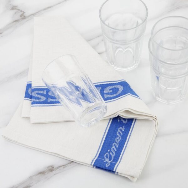 EDLP - Vogue Glass Cloth Linen Union Blue Border - 760x510mm - Image 7