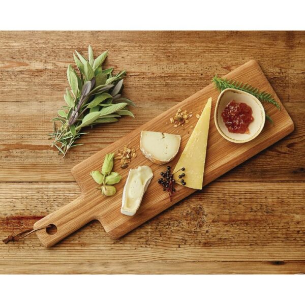 Olympia Oak Paddle Board Rectangular Medium 400x155x15mm - 110mm handle - Image 3