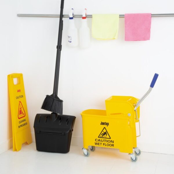 Yellow Mop Wringer & Bucket - 20Ltr - Image 5