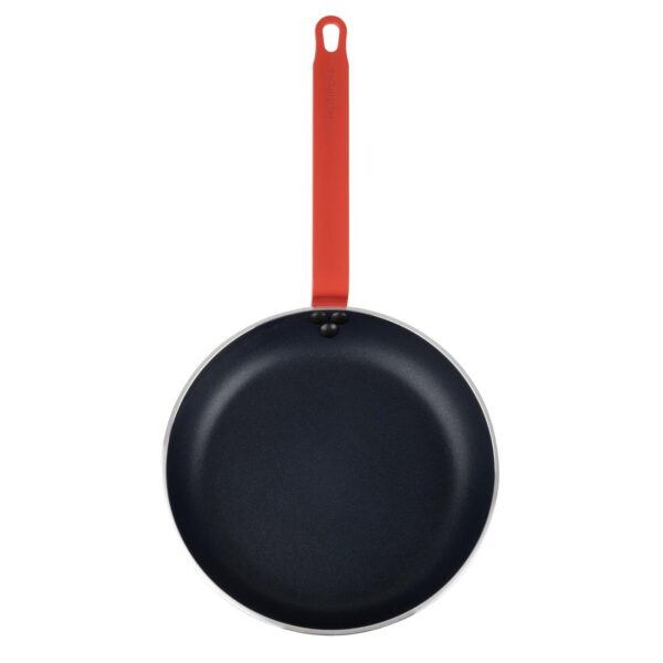 Hygiplas Frypan Aluminium Non-stick Teflon Platinum Plus Red Handle - 280x45mm - Image 3