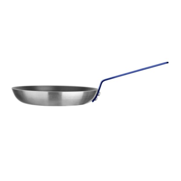 Hygiplas Frypan Aluminium Non-stick Teflon Platinum Plus Blue Handle - 240x40mm - Image 4