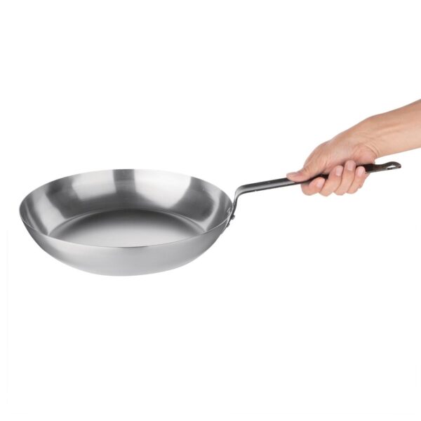 Vogue Carbon Steel Induction Frying Pan - 300mm - Image 3