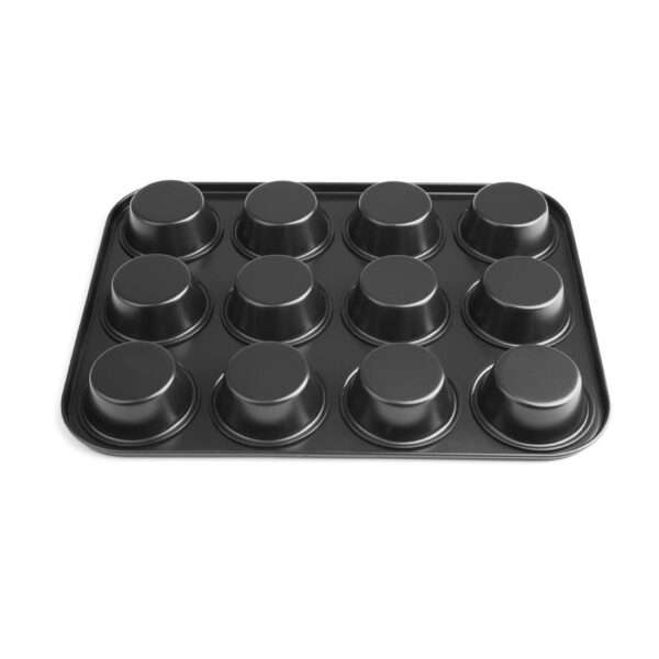 Vogue Non Stick Muffin Tray 12 Cup - 350x270x30mm 13 3/4x10 1/2x1" - Image 4