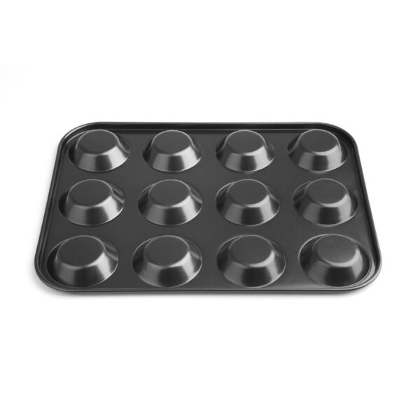 Vogue Non Stick Mini Muffin Tray 12 Cup - 315x238x14mm - Image 2
