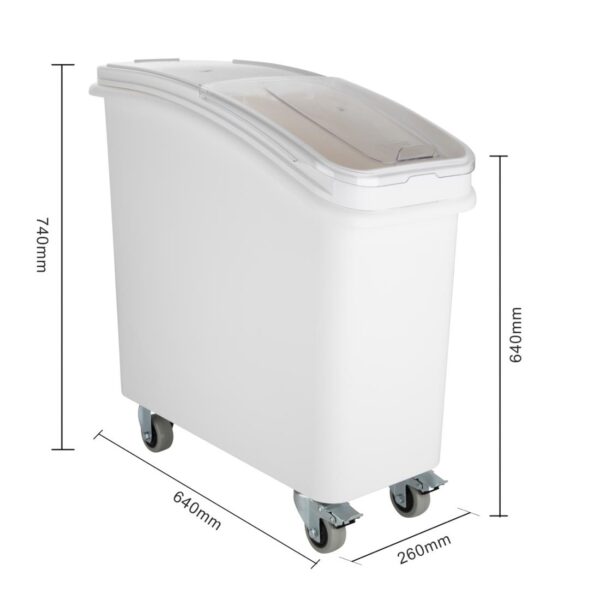 Vogue Ingredient Bin with Scoop - 81Ltr - Image 5