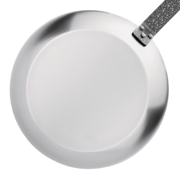 Vogue Carbon Steel Induction Frying Pan - 250mm - Image 4