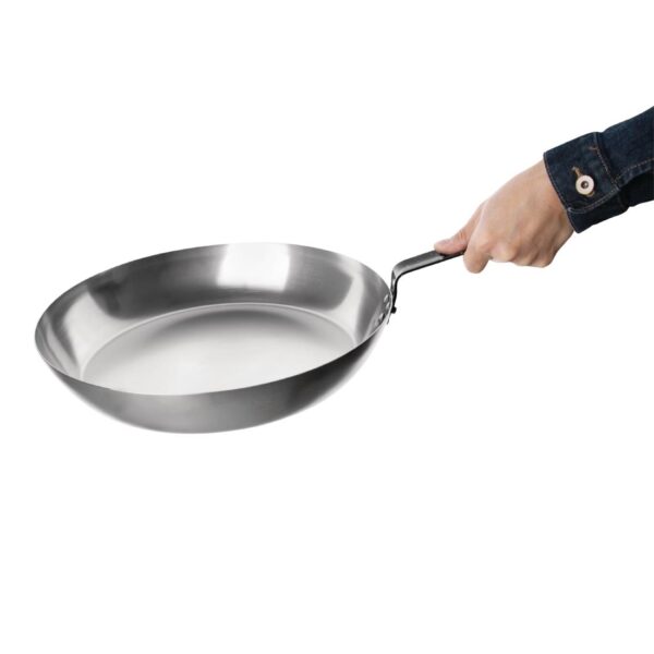 Vogue Carbon Steel Induction Frying Pan - 250mm - Image 7