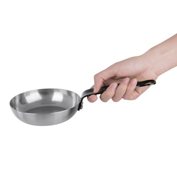 Vogue Blinis Pan Carbon Steel - 140mm 5 1/2" - Image 3