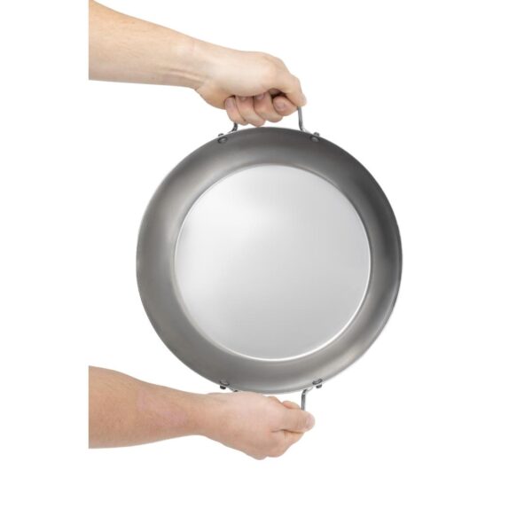 Vogue Paella Pan Carbon Steel - 325mm 13" - Image 6