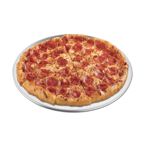 Vogue Pizza Tray Wide Rim Aluminum - 200mm - Image 4