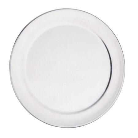 Vogue Pizza Tray Wide Rim Aluminum - 255mm