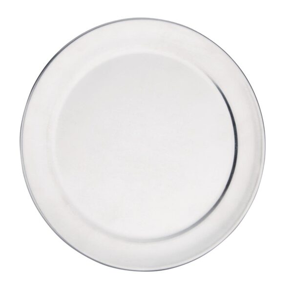 Vogue Pizza Tray Wide Rim Aluminum - 255mm
