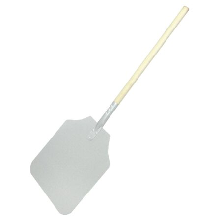 Wood Handle Aluminum Pizza Peel - 355x405mm (14x16") Blade 915mm (36") Overall
