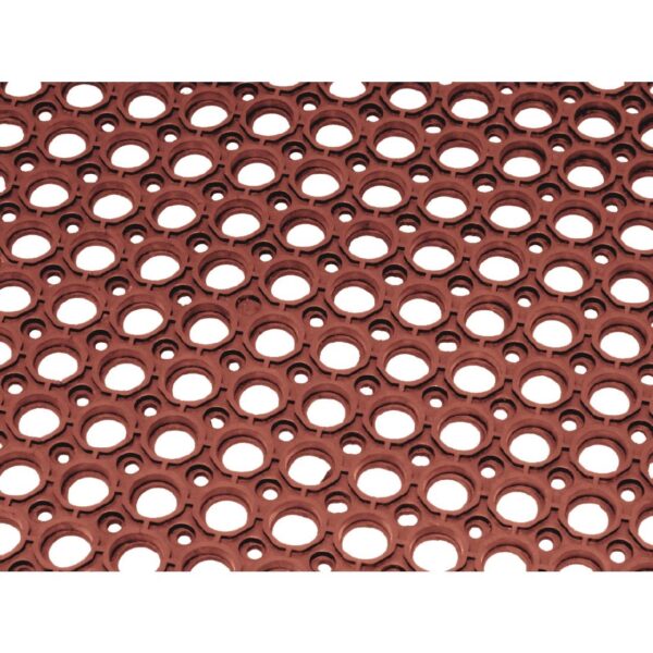 Jantex Rubber Grease-resistant Anti-Fatigue Mat Red - 900x1500mm 35 1/2x 59" - Image 8