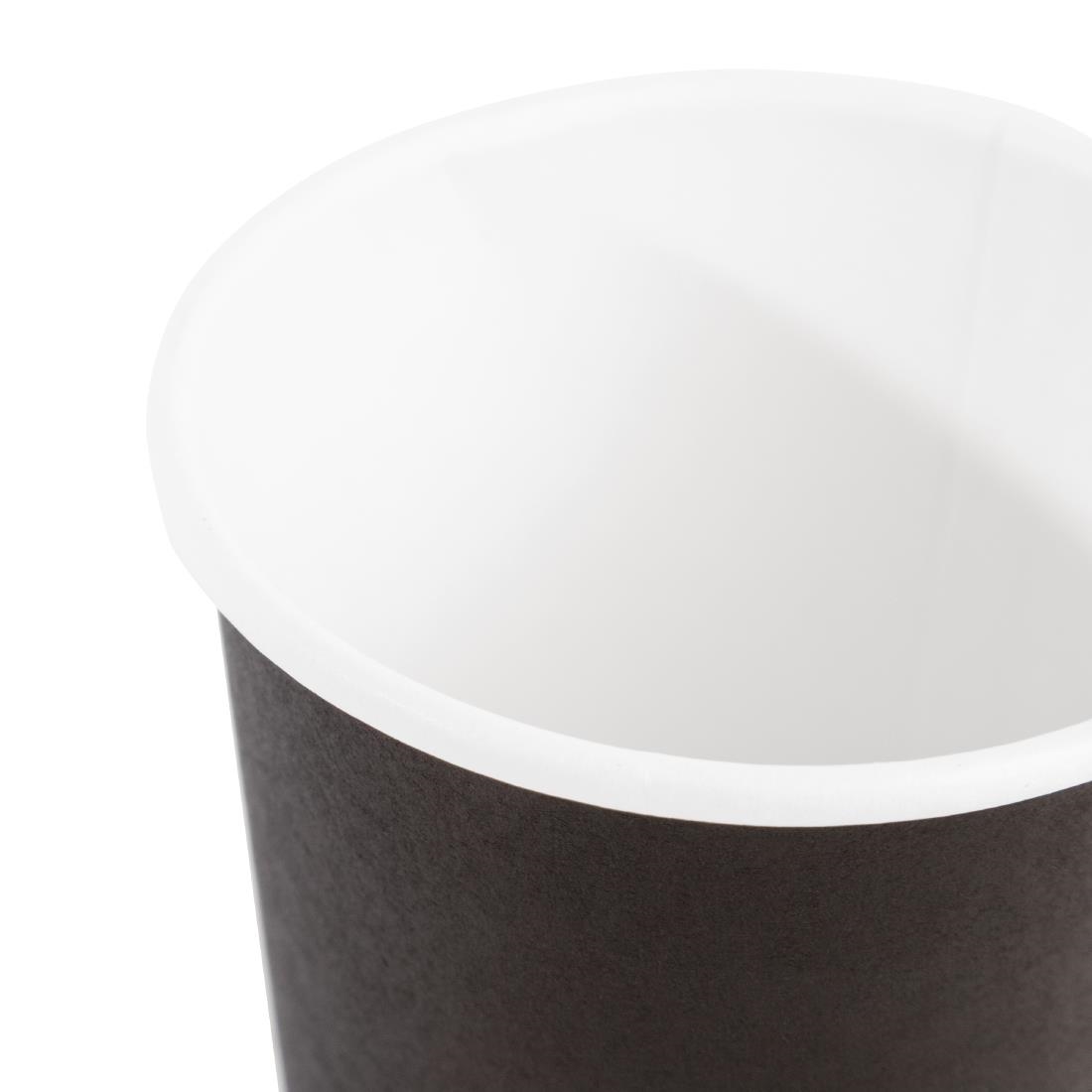 Fiesta Recyclable Hot Cup Single Wall Black 4oz (Box 1000) - Image 5