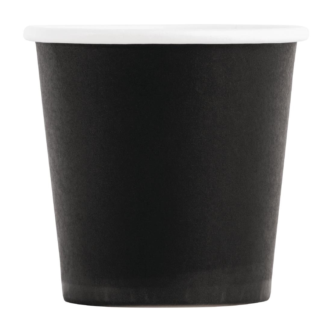 Fiesta Recyclable Hot Cup Single Wall Black 4oz (Box 1000) - Image 7