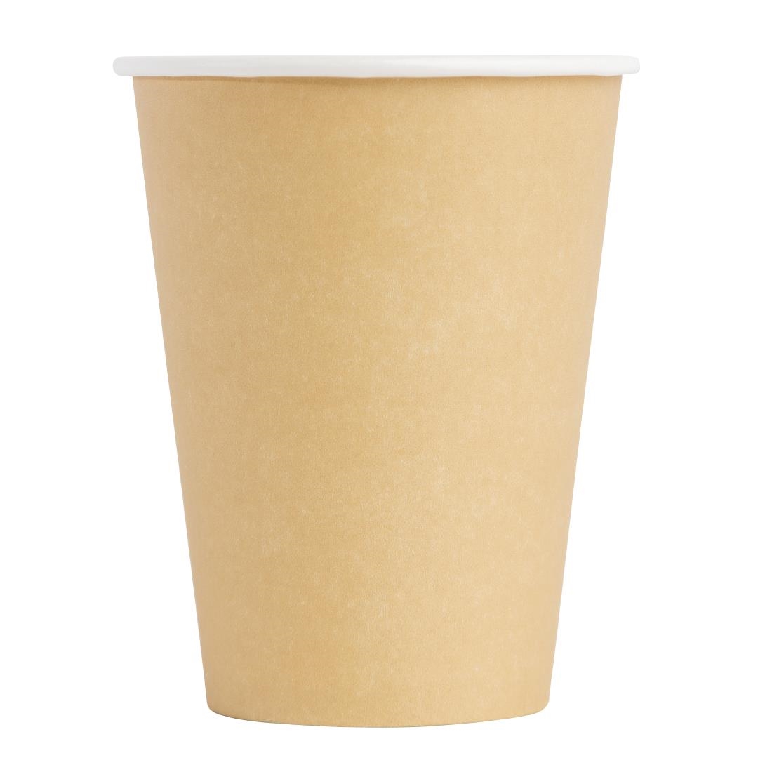 Fiesta Recyclable Hot Cup Single Wall Kraft 12oz (Sleeve 50) - Image 4
