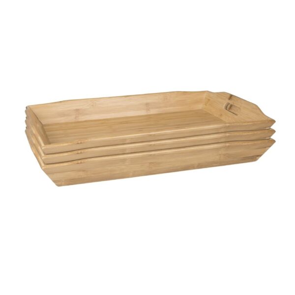 Olympia Bamboo Butlers Tray 584x381x76 - Image 4