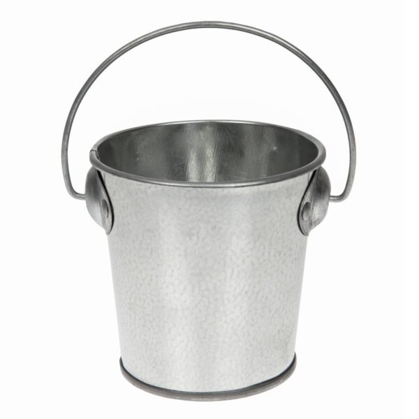 Olympia Round Galvanised Bucket - 78(H)x80(W)mm - Image 3