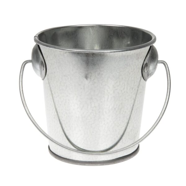 Olympia Round Galvanised Bucket - 78(H)x80(W)mm - Image 2