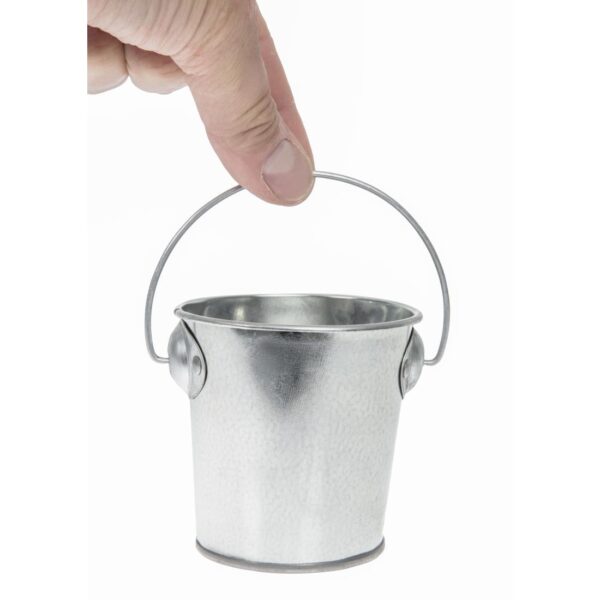 Olympia Round Galvanised Bucket - 78(H)x80(W)mm - Image 7