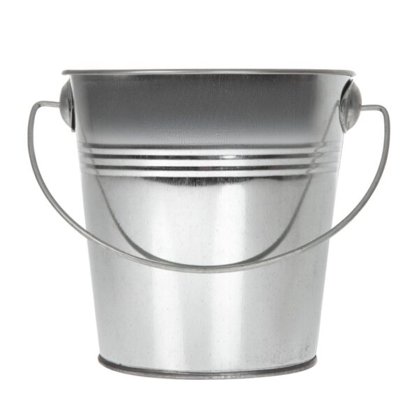 Olympia Round Galvanised Bucket - 130(H)x130(W)mm - Image 5