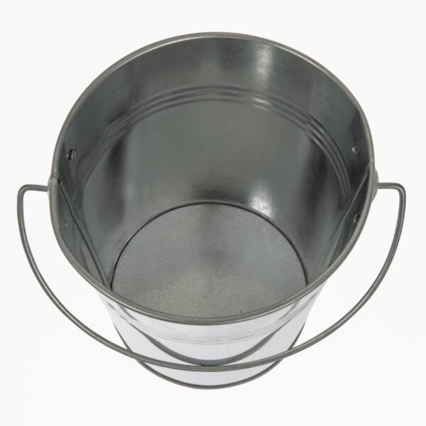 Olympia Round Galvanised Bucket - 130(H)x130(W)mm - Image 6