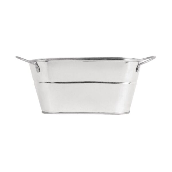 Olympia Rectangular Galvanised Tub - 95(H)x197(W)x130(D)mm - Image 5