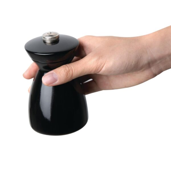 Olympia dark wood salt and pepper mill set black - Image 6