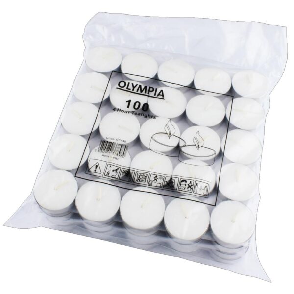 Olympia 4 hour Tealight (Bag 100) - Image 3