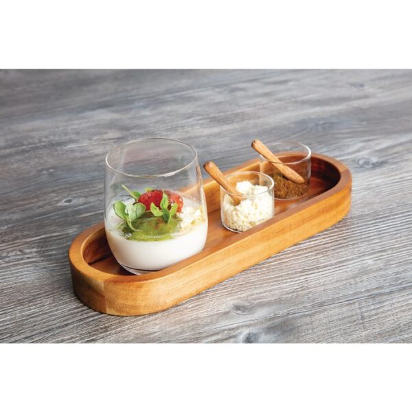 Olympia Wooden Condiment Tray for U177 - 270(w)x100(d)x30(h)mm 20.5x4x1.25" - Image 2